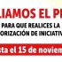 Ampliamos el plazo para que realices la priorización de iniciativas. Hasta el 15 de noviembre